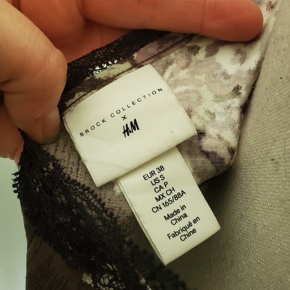 H&M x Brock Collection Woodsy Floral Slip Lyocell Dress - Picture 14 of 16